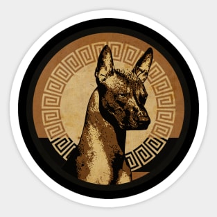 Xoloitzcuintle God Sticker